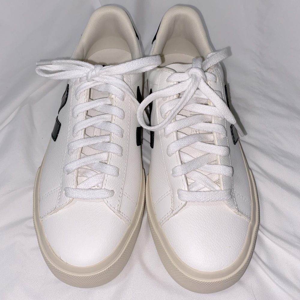 VEJA *NEW* Campo Leather Sneakers in Black -SOLD OUT EVERYWHERE! - Picture 7 of 12